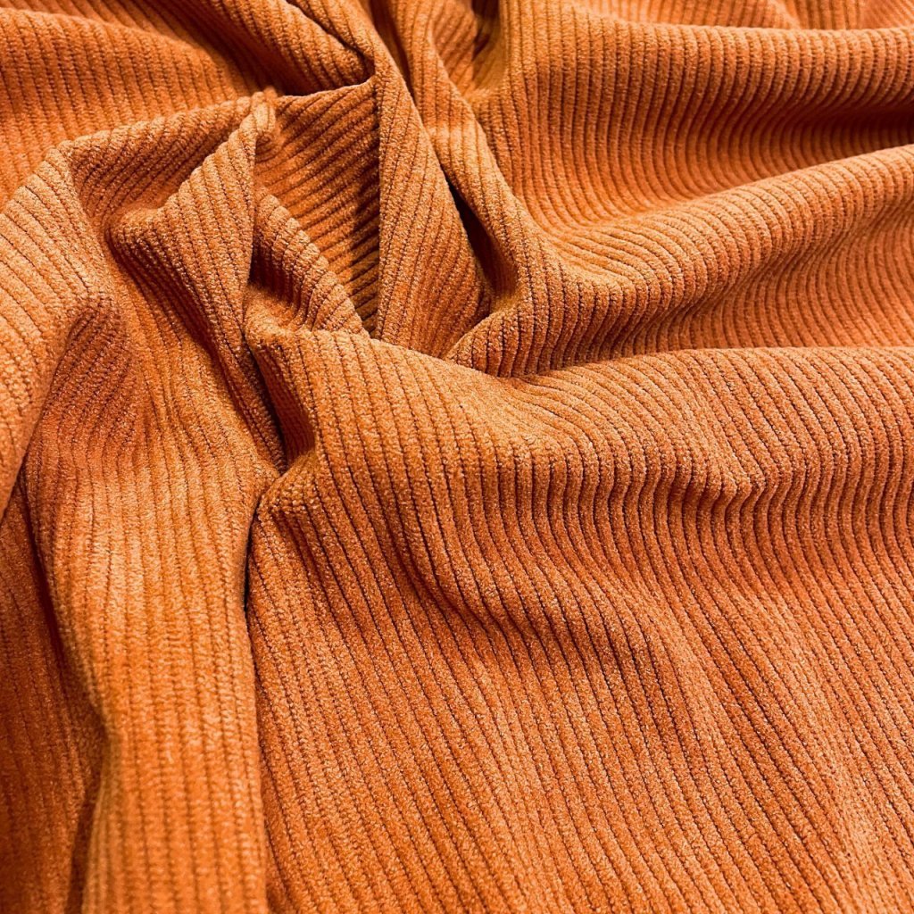 Вельвет терракотового оттенка